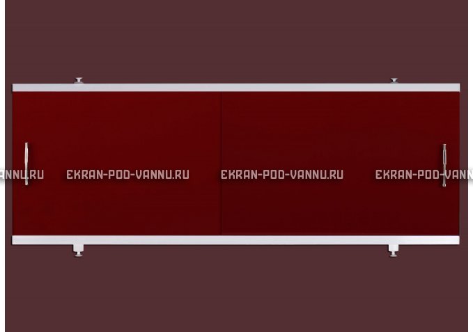 Экран EUROPLEX Универсал бордо под трубы – купить по цене 6250 руб. в интернет-магазине в городе Волгоград картинка 1