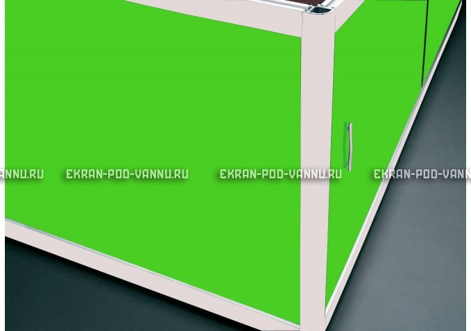 Торцевой экран EUROPLEX Комфорт салатовый – купить по цене 8760 руб. в интернет-магазине в городе Волгоград картинка 1
