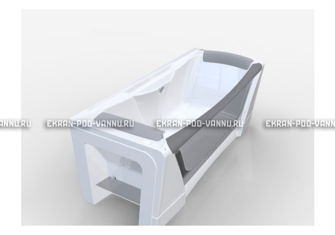Прозрачная ванна 1MarKa Dolce Vita 180x80 – купить по цене 43200 руб. в интернет-магазине в городе Волгоград картинка 3
