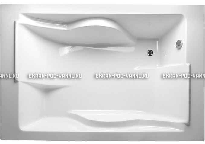 Акриловая ванна Vayer Coral 180x120 – купить по цене 33850 руб. в интернет-магазине в городе Волгоград картинка 2