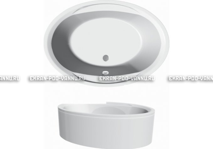 Акриловая ванна Vayer Opal 180x120 – купить по цене 33850 руб. в интернет-магазине в городе Волгоград картинка 3