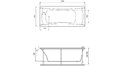 Акриловая ванна Relisan Loara 180x80 – купить по цене 23580 руб. в интернет-магазине в городе Волгоград картинка 17
