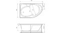 Акриловая ванна Relisan Sofi 170x105 – купить по цене 23480 руб. в интернет-магазине в городе Волгоград картинка 17