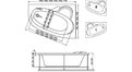 Акриловая ванна Relisan Ariadna 150x110 – купить по цене 24690 руб. в интернет-магазине в городе Волгоград картинка 13