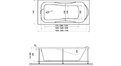 Акриловая ванна Relisan Elvira 170x75 – купить по цене 16160 руб. в интернет-магазине в городе Волгоград картинка 13