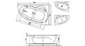Акриловая ванна Relisan Zoya 150x95 – купить по цене 19230 руб. в интернет-магазине в городе Волгоград картинка 13