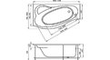 Акриловая ванна 1MarKa Gracia 170x100 – купить по цене 20270 руб. в интернет-магазине в городе Волгоград картинка 17