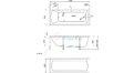 Акриловая ванна 1MarKa Modern 150x70 – купить по цене 9210 руб. в интернет-магазине в городе Волгоград картинка 17