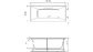 Акриловая ванна Vayer Casoli 170x75 – купить по цене 19110 руб. в интернет-магазине в городе Волгоград картинка 10