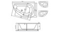 Акриловая ванна Vayer Ismena 160x105 – купить по цене 28350 руб. в интернет-магазине в городе Волгоград картинка 21